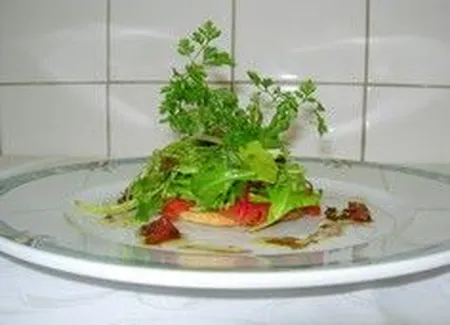 Tarte aux tomates confites