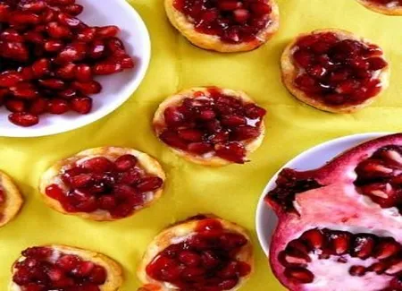 Tartelettes à la grenade & vanille