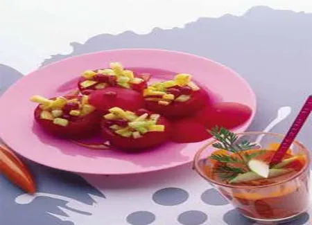 Tomates farcies de fruits