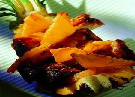 Travers de porc à l'ananas