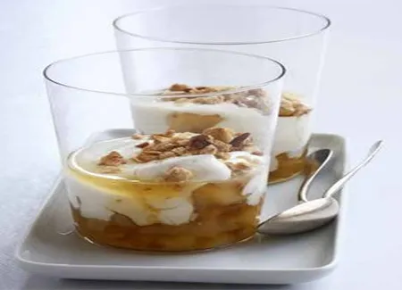 Verrines fruitées au muesli