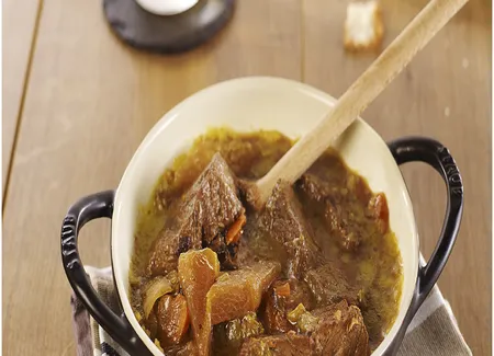 Bœuf braisé à la bière