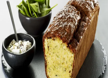 Cake chèvre et courgettes