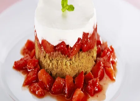 Cheese-cake aux fraises des bois