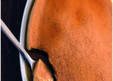Crème caramel au caramel