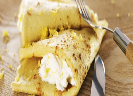Crêpes au citron / mascarpone