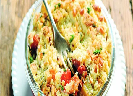 Crumble aux légumes du soleil