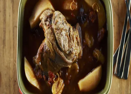 Curry d'agneau aux coings
