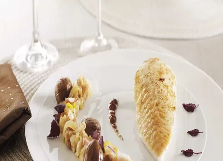 Dinde de noël et sa farce aux marrons