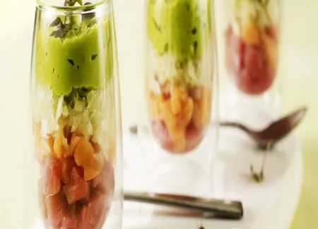 Duo de poisson en tartare