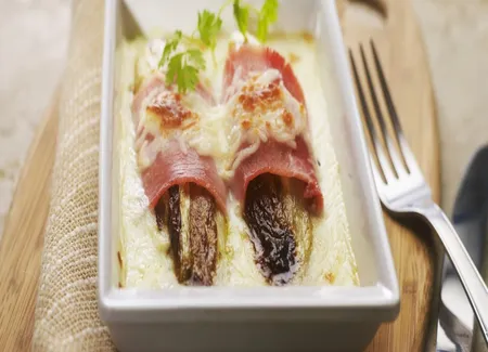 Endives au jambon