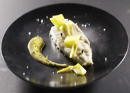 Filet de turbot au sabayon de champagne