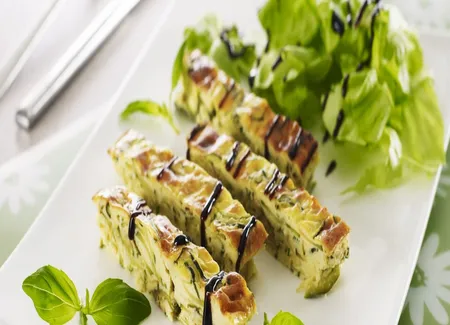 Flan de courgettes