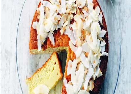 Gâteau magique à la noix de coco