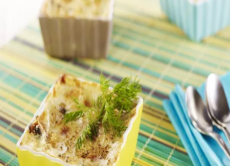 Gratin de fruits de mer à l'aneth