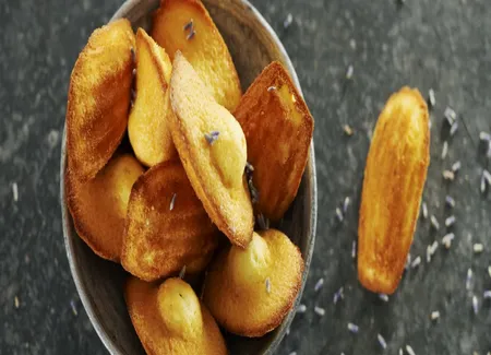 Madeleines au miel de lavande