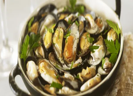 Mouclade de moules de bouchot