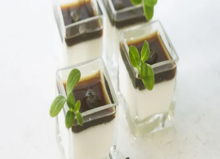 Panna cotta au café