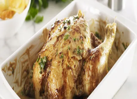 Poulet rôti aux herbes