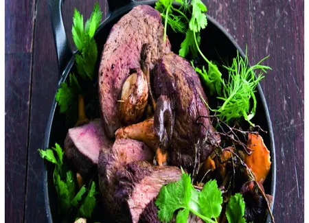 Quasi de veau de corrèze rôti au sautoir et au beurre demi-sel
