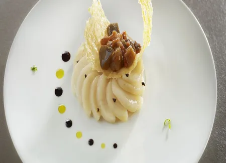 Rosace de st jacques aux truffes