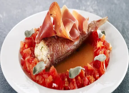 Rouget façon "pan con tomate"