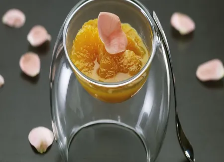Salade de clémentines à la rose