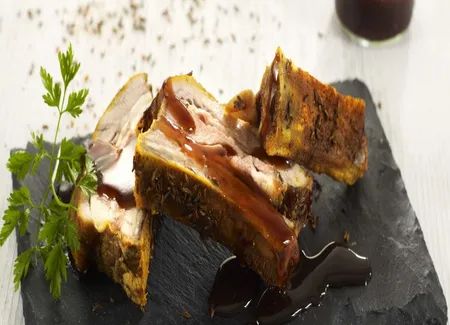 Travers de porc confits