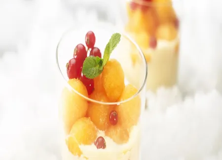Velouté de melon au muscat de beaumes de venise