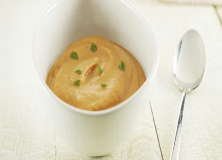Velouté de patates douces au curry