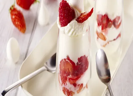 Verrines aux fruits du printemps