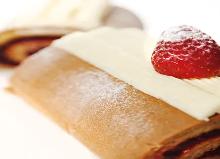 Biscuit roulé à la confiture