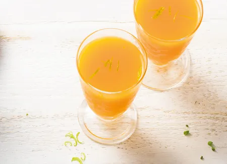Boisson mangue citron vert & pomme verte