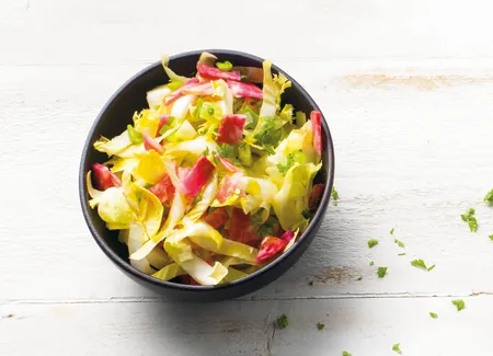 Salade multicolore d’hiver aux endives