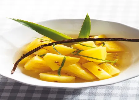 Nage d’ananas au sirop d’agave