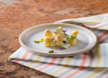 Asperge verveine & pistache