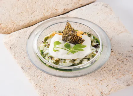 Ceviche de daurade royale aux herbes d’iroise