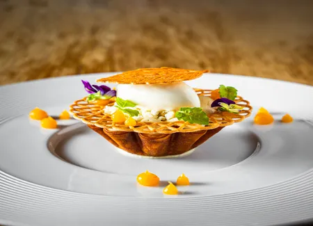 Fine tartelette aux abricots rôtis