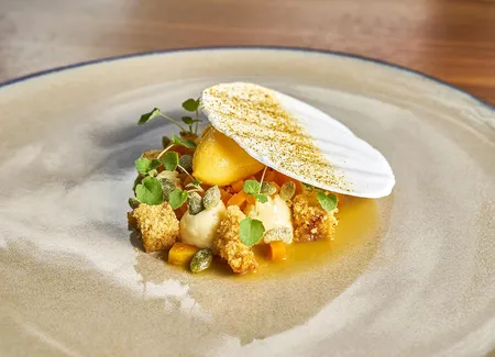 Autour de la courge camomille, citron et miel