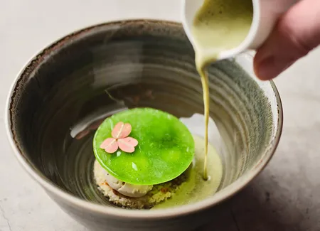 Caviar et chou-fleur