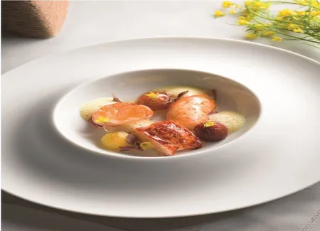 Homard bleu tomate en aigre-doux