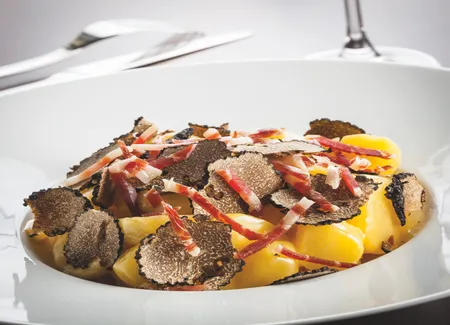 Belle de fontenay à la truffe de bourgogne
