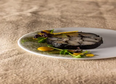 Carpaccio de saint-jacques et nori