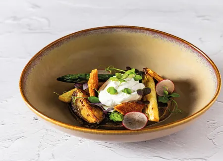 Caviar d’aubergine au thym frais
