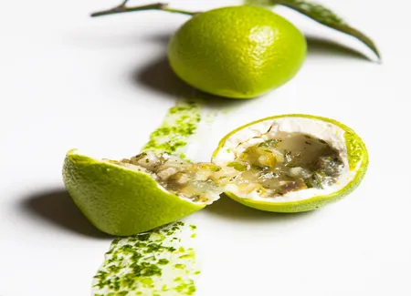 Citron vert par le pâtissier cédric grolet