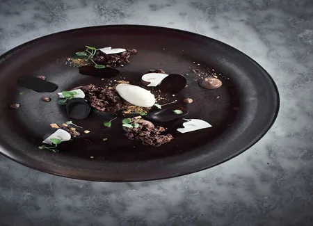Dessert champignon romarin