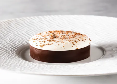 Dessert chocolat à la vanille torréfiée