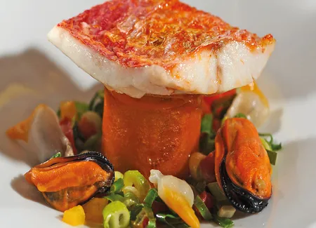 Filet de perche croques au sel