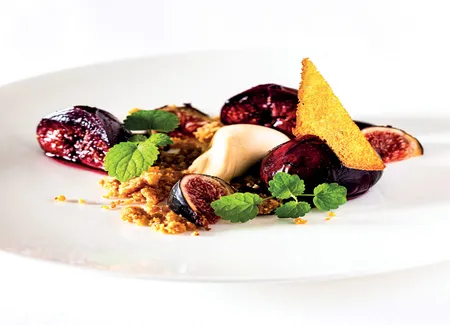 Figues pochées aux épices