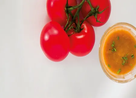 Gaspacho chèvre & betterave